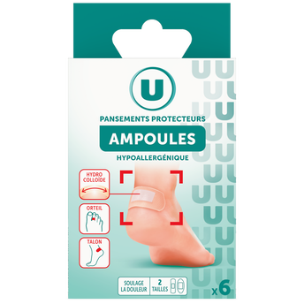 Image de U
Pansements protecteurs spécial anti-ampoules