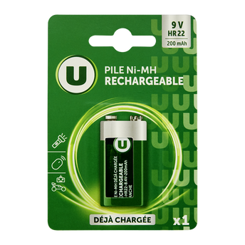Image de U
Pile rechargeable HR22
