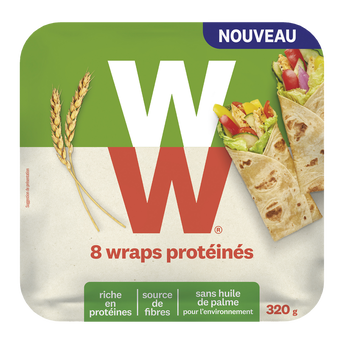 Image de Wraps blé protéiné WW -  x8