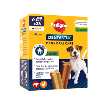 Image de Bâtonnets à mâcher petit chien Dentastix PEDIGREE x28