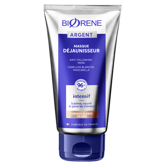 Image de Masque capillaire déjaunissant pour cheveux blancs BIORENE