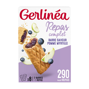 Image de Barre fourrée myrtille repas minceur GERLINEA - x8