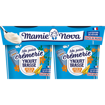 Image de Yaourt brassé sucre de canne MAMIE NOVA