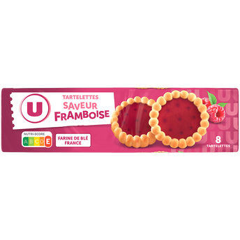 Image de U
Tartelettes rondes saveur framboise, x8