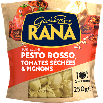 Giovanni Rana Tortellini Pesto Rosso Tomates Séchées Et Pignons Rana 250g