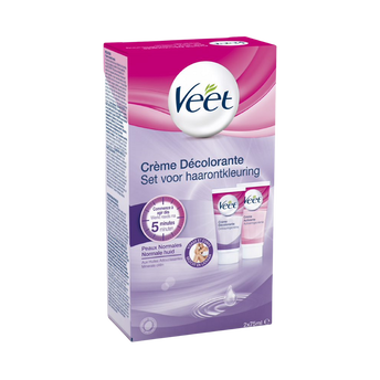 Image de Crème décolorante visage et corps VEET, 2 tubes de 75ml, soit