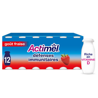 Image de Yaourt à boire fraise ACTIMEL