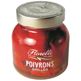 Image de Poivrons grillés FLORELLI, pot en verre de