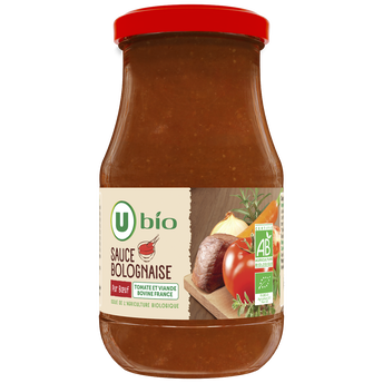 Image de U BIO
Sauce bolognaise