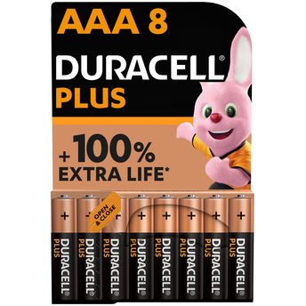 Image de Pile DURACELL Plus 100% LR03 AAA