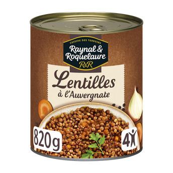 Image de Lentilles cuisinées à l'Auvergnate RAYNAL & ROQUELAURE - Boîte