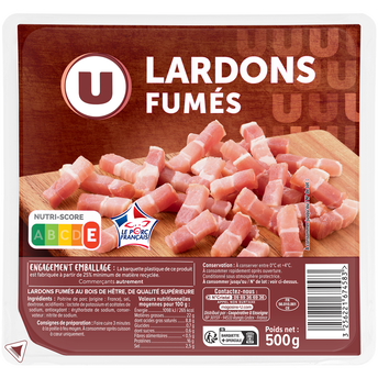 Image de U
Lardons fumés