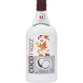 Image de U
Liqueur Frizz saveur coco, 15°, bouteille de