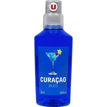 Image de U
Liqueur Curaçao bleu, 25°, bouteille de