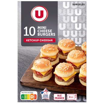 Image de U
Mini cheeseburgers, x10