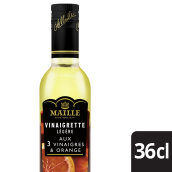 Image de Vinaigrette aux 3 vinaigres et point d'orange MAILLE, bouteille de