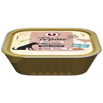 Image de U
Aliment pour chien Terrine sans céréales riche en Boeuf