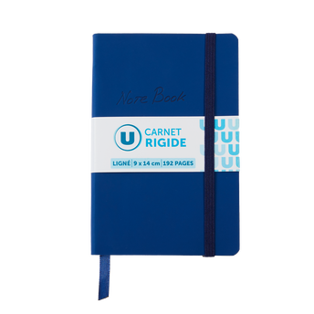 Image de U
Carnet élastique ligné 9x14cm 192p