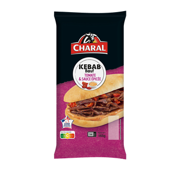 Charal Kebab, Charal, France, 1 Pièce, Barquette 165g
