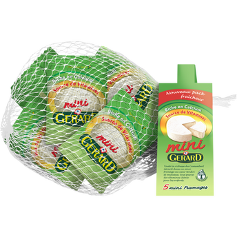 Image de Mini fromage au lait pasteurisé MINI GERARD, 22% de MG