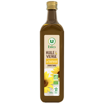 Image de U BIO
Huile vierge de tournesol Bouteille