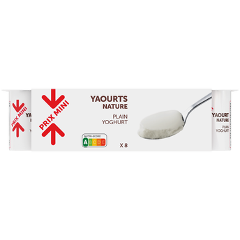 Image de Yaourts nature PRIX MINI