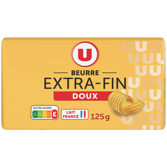 Image de U
Beurre doux plaquette de