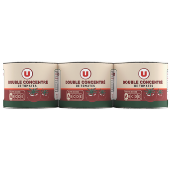 Image de U
Double concentré de tomates 3x70g
