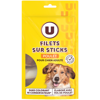 Image de U
Friandises Filet de poulet pour chien sur stick