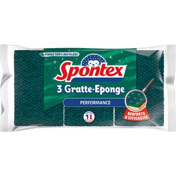 Image de Eponges grattantes gratte-éponge performance SPONTEX