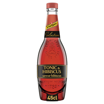 Image de Soda Tonic Hibiscus SCHWEPPES SELECTION - la bouteille de