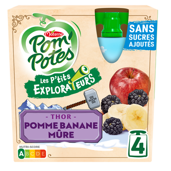 Image de Compotes Les P'tits Explorateurs Thor POM'POTES