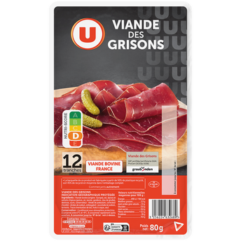 Image de U
Viande des grisons - x12 tranches
