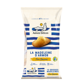 Image de Madeleines pur beurre ARMOR DELICES x13