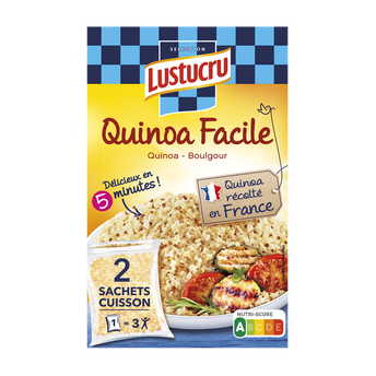 Image de Mélanges de quinoa & boulgour LUSTUCRU sachets 2x150g