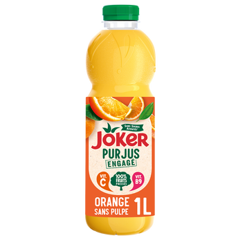 Image de 100% pur jus orange sans pulpe JOKER