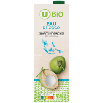 Image de U BIO
Eau de coco  brique de