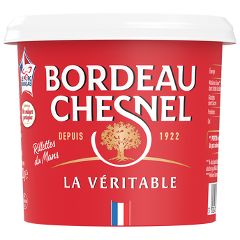 Image de Véritable rillettes du Mans pur porc BORDEAU CHESNEL, pot de
