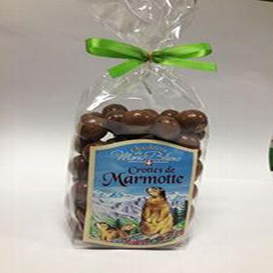 Chocolat Crottes de marmotte Céréales croustillantes biscuitées enrobées  de chocolat au lait CHOCOLATERIE DU MONT BLANC 140g - Super U, Hyper U, U  Express 