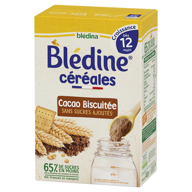 BLEDINA Blédidej céréales lactées croissance choco vanille ou biscuitée  8x250ml pas cher 