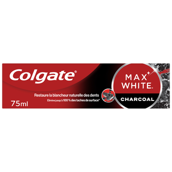 Image de Dentifrice blancheur naturel charbon COLGATE tube