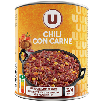 Image de U
Chili con carne bte 4/4