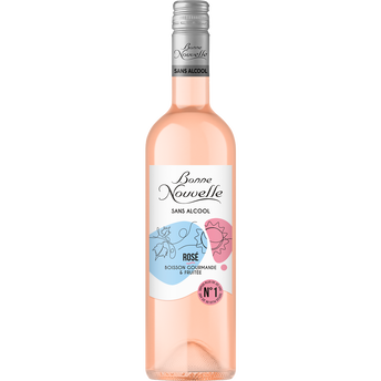 Image de Sans alcool rosé Bonne Nouvelle 0°