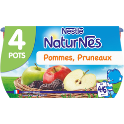 Compote Pomme Pruneaux Naturnes Des 4 6 Mois 4x130g Super U Hyper U U Express