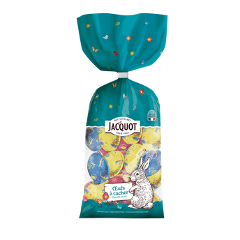 Image de Moulage chocolat Oeufs à cacher lait JACQUOT sachet