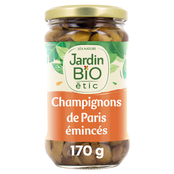 Image de Champignons de Paris émincés JARDIN BIO - Bocal