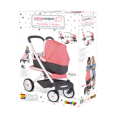 Smoby - Bébé confort combi poussette + landau - Dès 3 ans - Super U, Hyper  U, U Express 