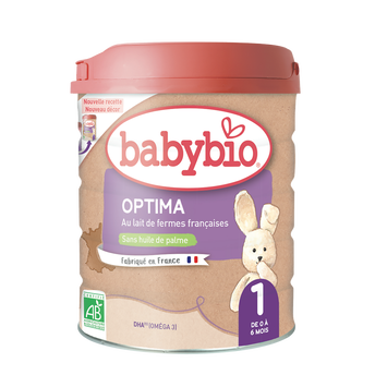 Image de Lait en poudre pour nourrissons optima 1 BABYBIO, de 0 à 6 mois
