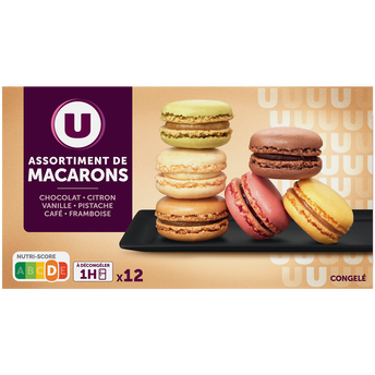 Image de U
Assortiment de macarons congelés 6 parfums 12 pièces