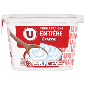 Image de U
Crème fraîche épaisse 30%MG